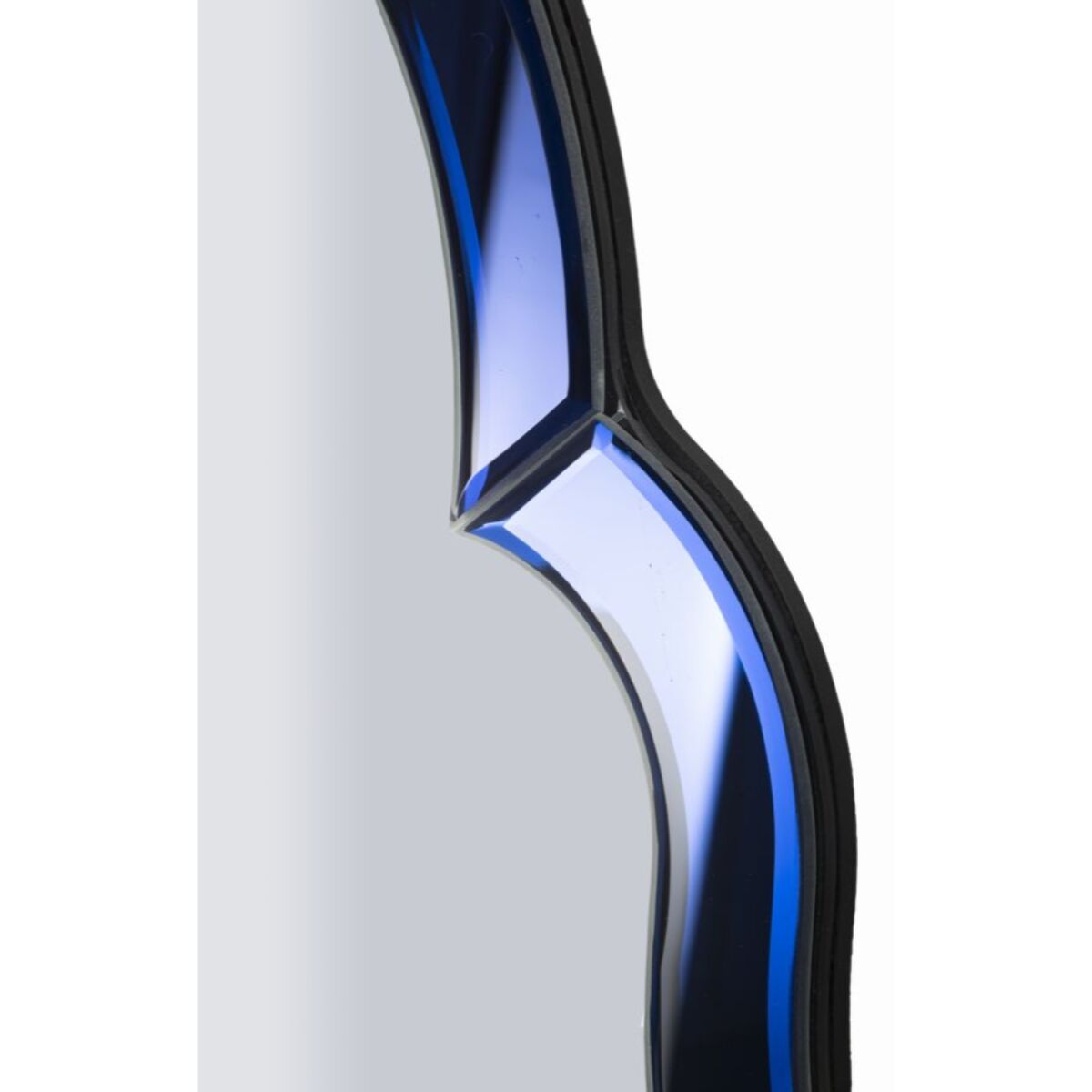 SPECCHIO DA MURO TANGERI BLU CM 47X1X80 (MISURA SPECCHIO CM 41X74)