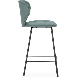 Lot de 2 tabourets en tissu - SVEA