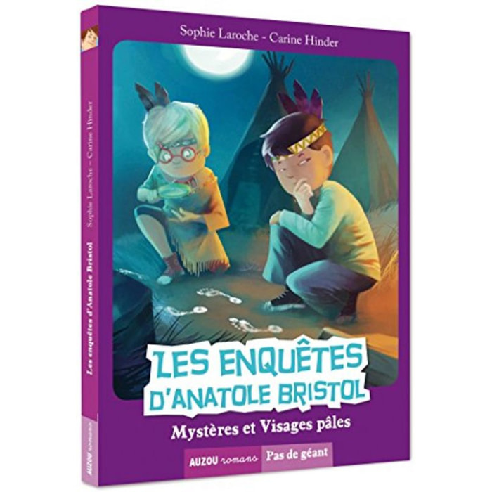 Carine Hinder | Les enquêtes d'Anatole Bristol Tome 2 - Mystères et Visages pâles (Coll. Pas de géant) | Livre d'occasion