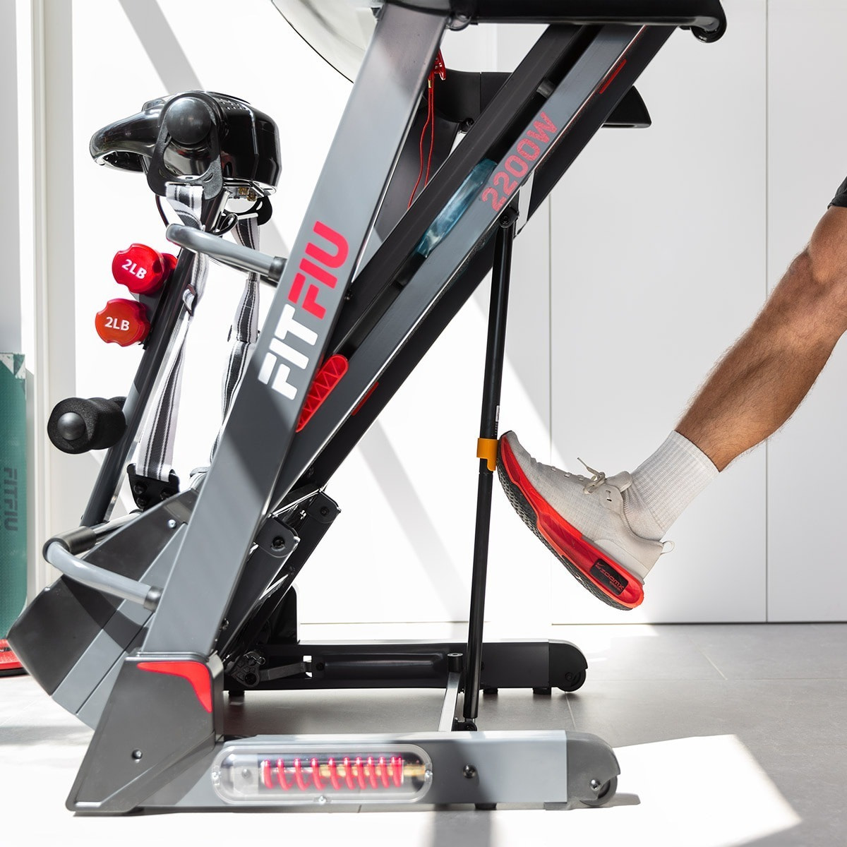 Cinta de correr plegable MC-500 FITFIU 18km/h inclinación automática