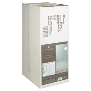 Lampadaire arc "Geda" marbre blanc H185cm