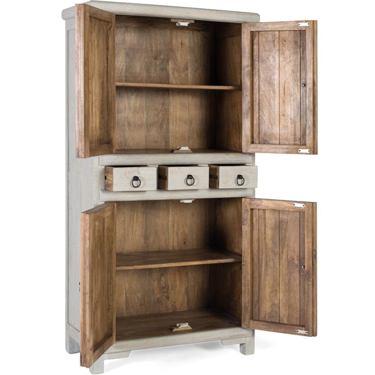 Buffet en bois de manguier 85 cm style rustique provençal