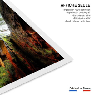 Affiche nature chute d'eau Affiche seule