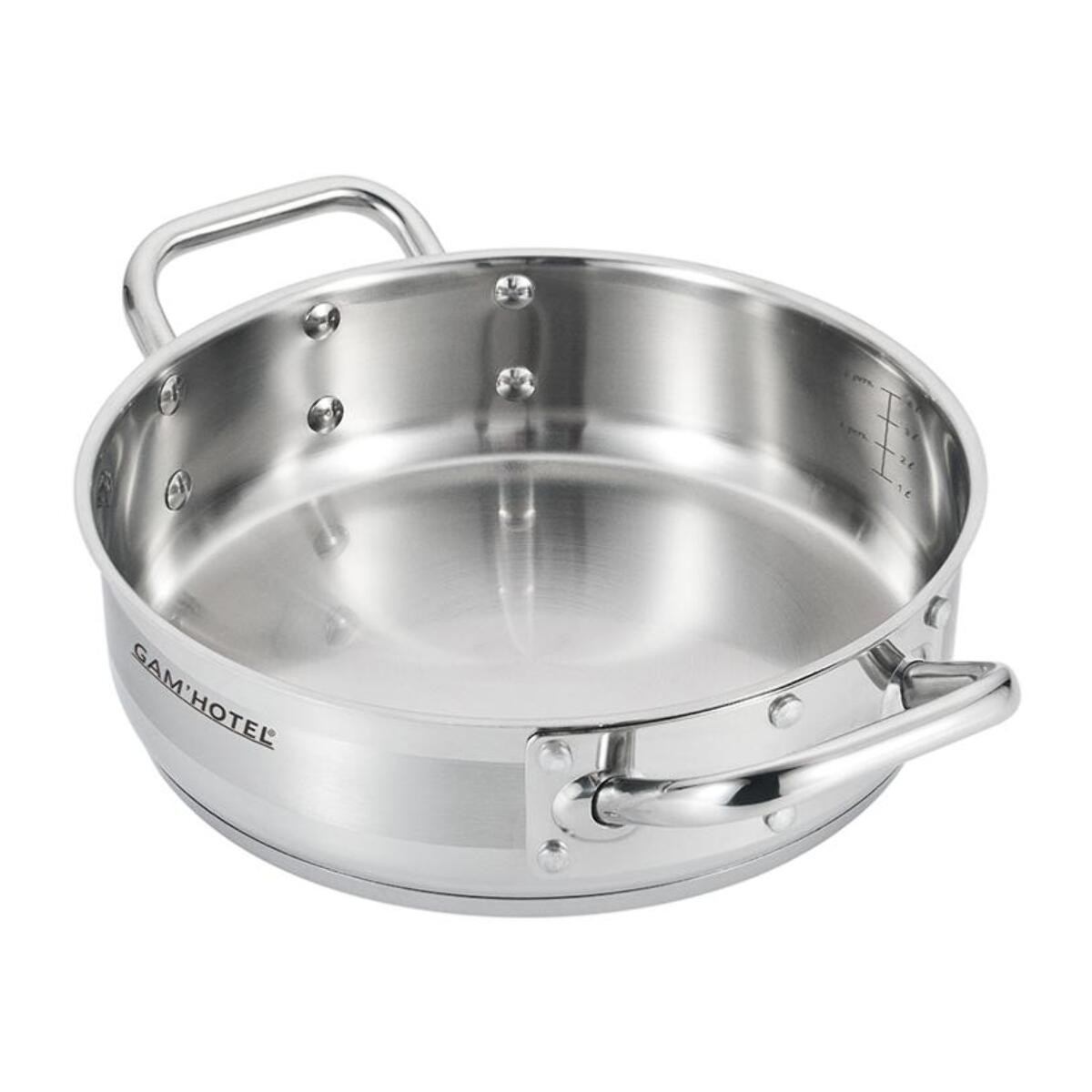 Sautoir inox 28x8cm induction