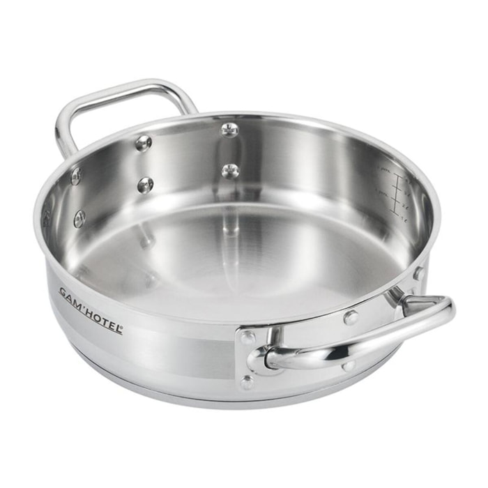 Sautoir inox 28x8cm induction