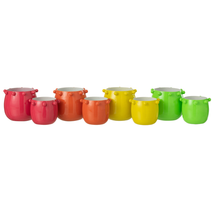 J-Line photophore Cactus - fer - mix - large - 4 pcs
