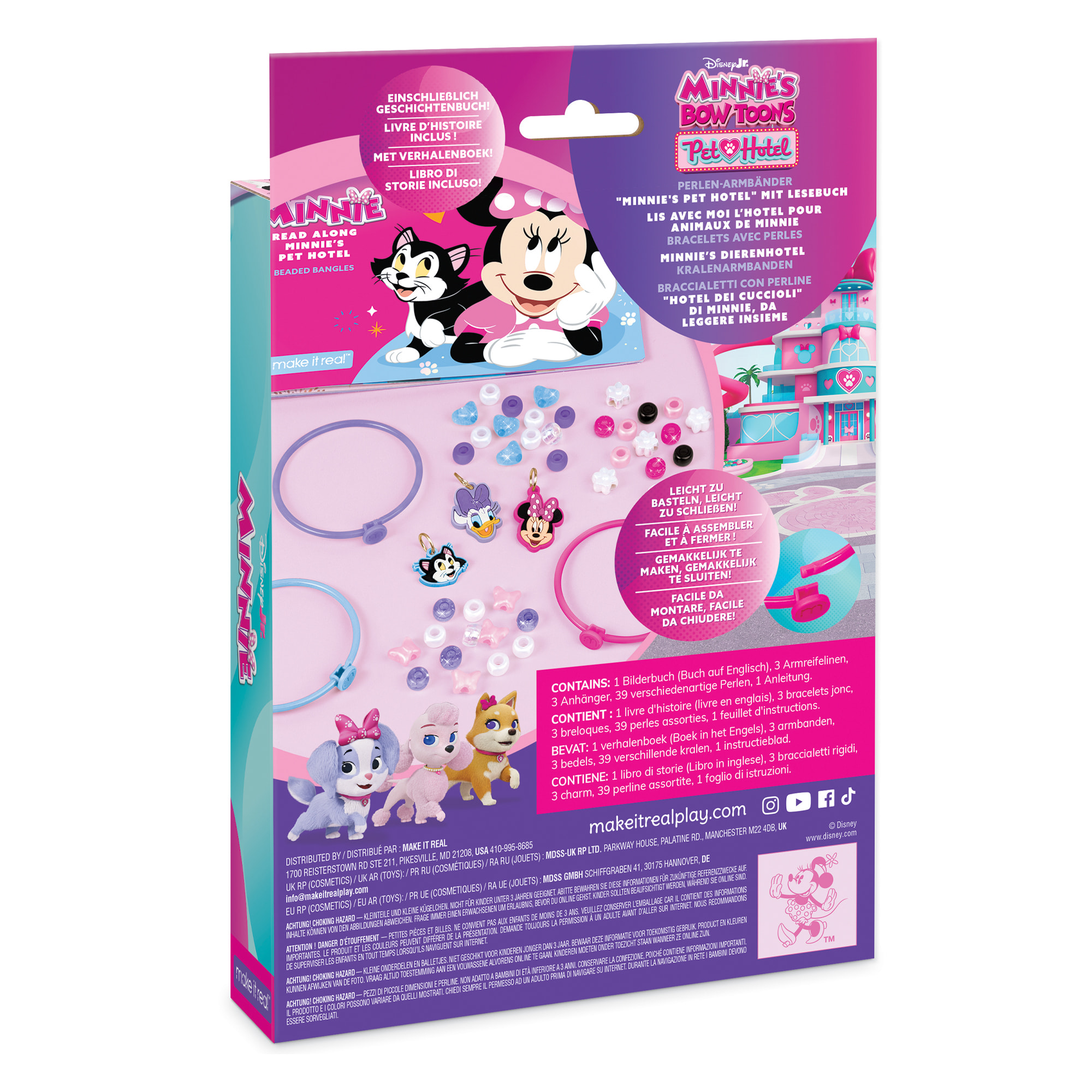 Disney - Minnie: Braccialetti e Libro di Lettura