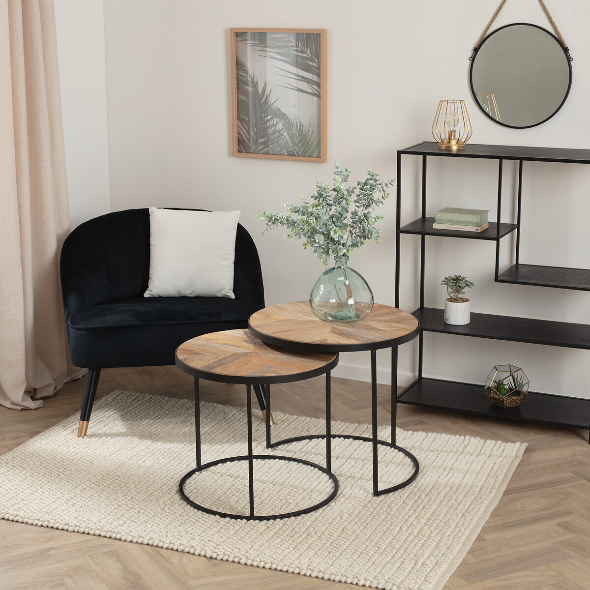 Bouquet d'eucalyptus artificiels - H64 cm