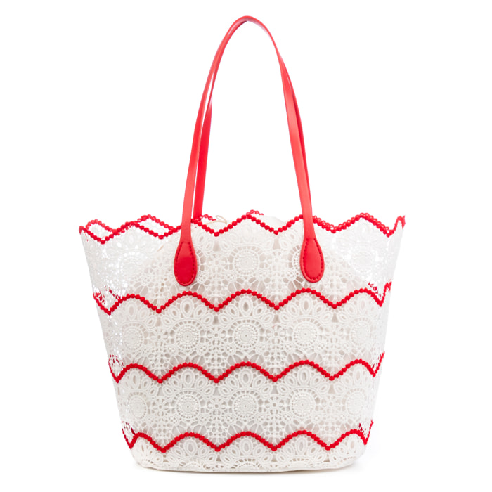 Biferno Borsa a spalla Donna. Realizzato in cotone.