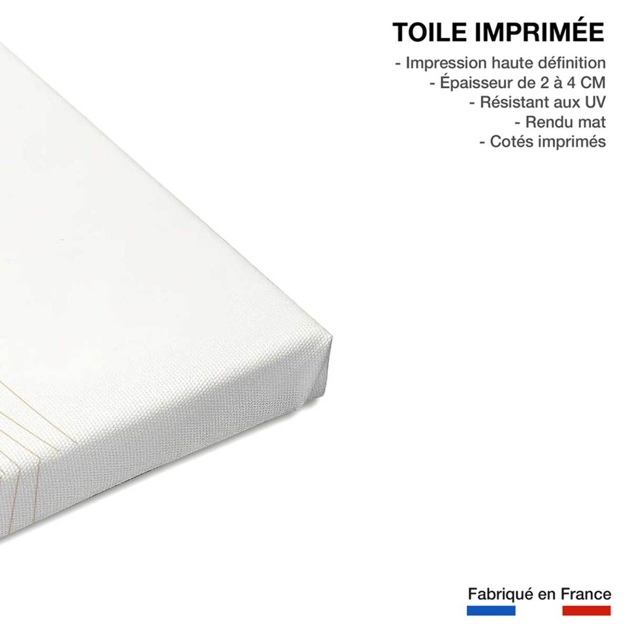 Tableau scandi blés Toile imprimée