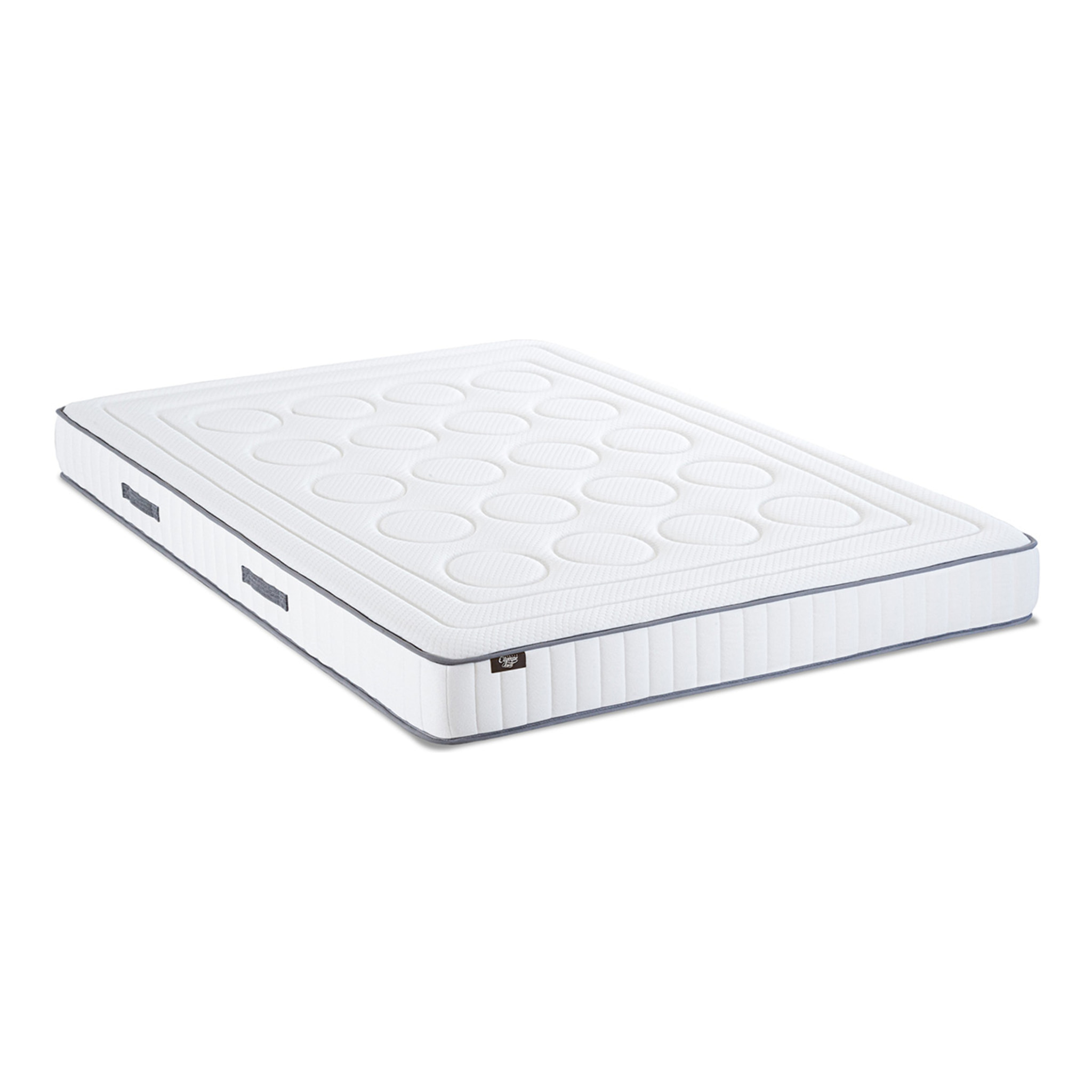 Matelas Cristal, Mémoire de Forme, 18 cm, Soutien Ferme, Mousse Recyclée Haute Densité