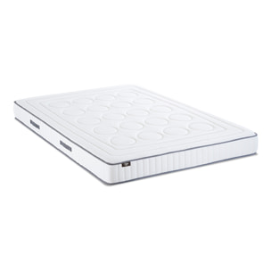 Matelas Cristal, Mémoire de Forme, 18 cm, Soutien Ferme, Mousse Recyclée Haute Densité