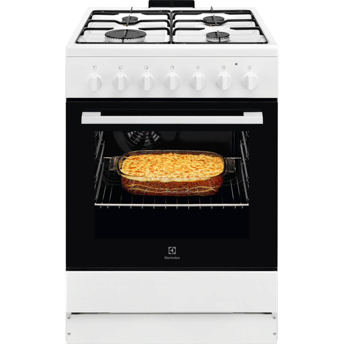 Electrolux Cucina a libera installazione mista piano a gas + forno elettrico LKK620010W