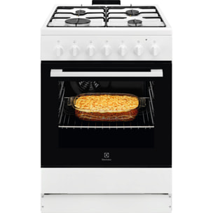 Electrolux Cucina a libera installazione mista piano a gas + forno elettrico LKK620010W
