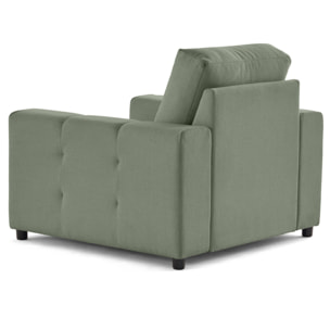 Crocus - fauteuil en tissu - Vert sauge