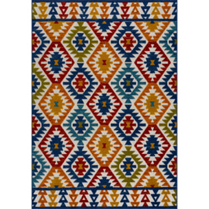 Cabana - Tapis d'extérieur multicolore avec motif à relief