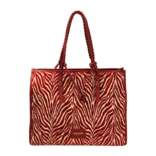 Borsa a spalla zebrata