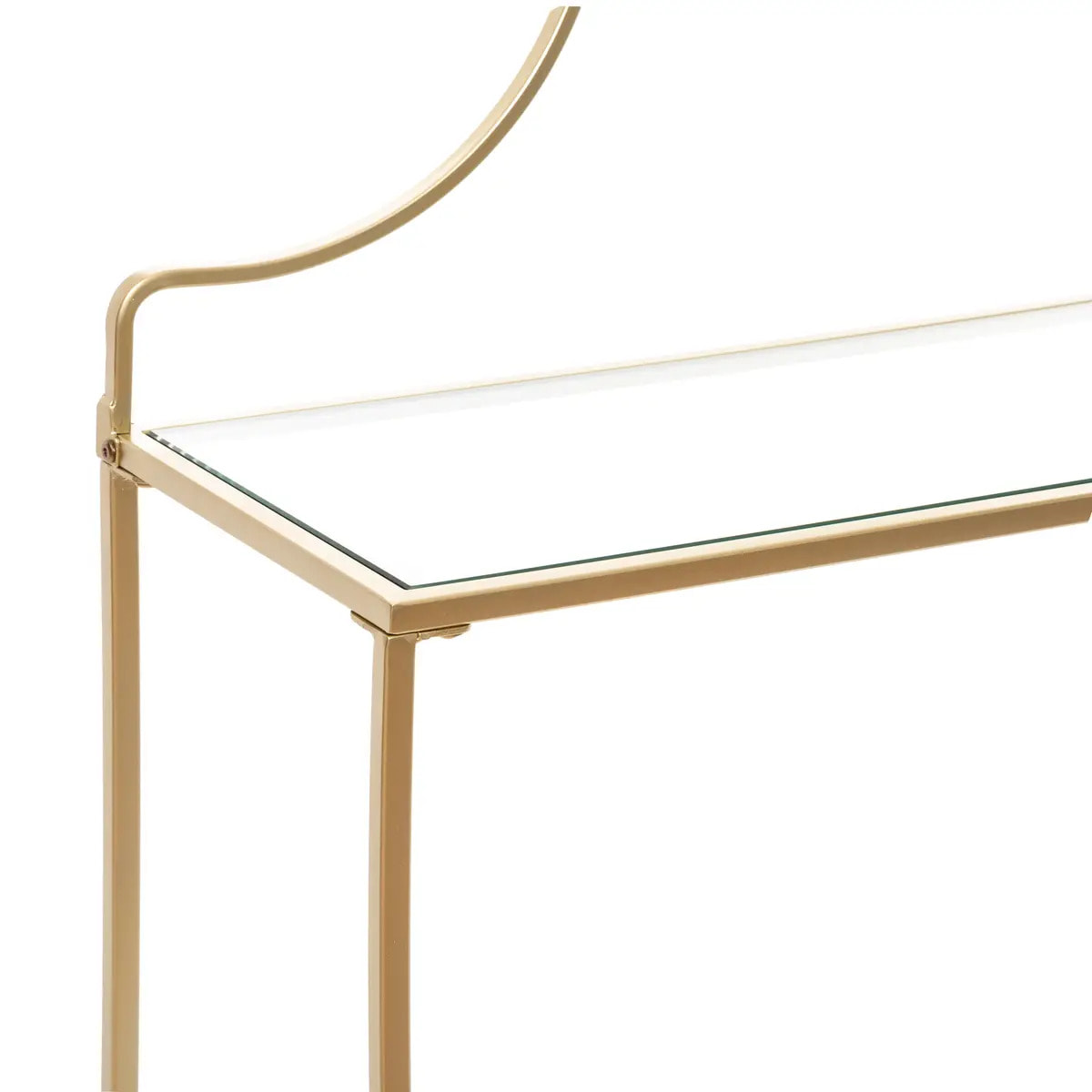 Coiffeuse "Artif" - doré - verre