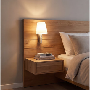 LEDS C4 Aplique Read Me Led 4.8W Blanco Cálido - 3000K On-Off Níquel Satinado 388Lm