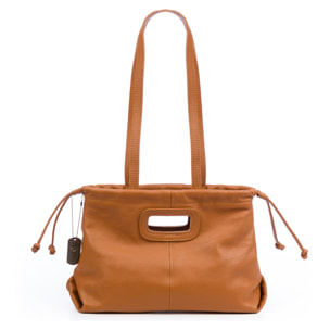 Bauladu Borsa Tote Donna. Pelle autentica Dollaro.