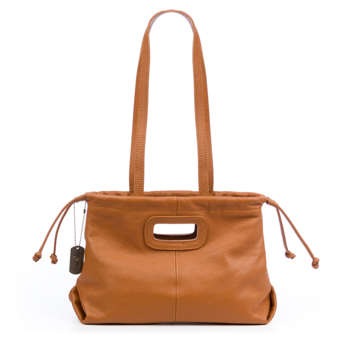 Bauladu Borsa Tote Donna. Pelle autentica Dollaro.