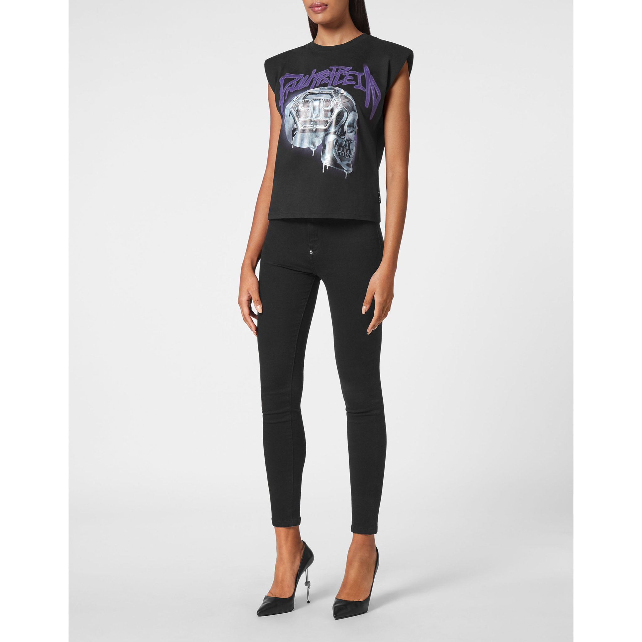 PHILIPP PLEIN Tank Top SKULL