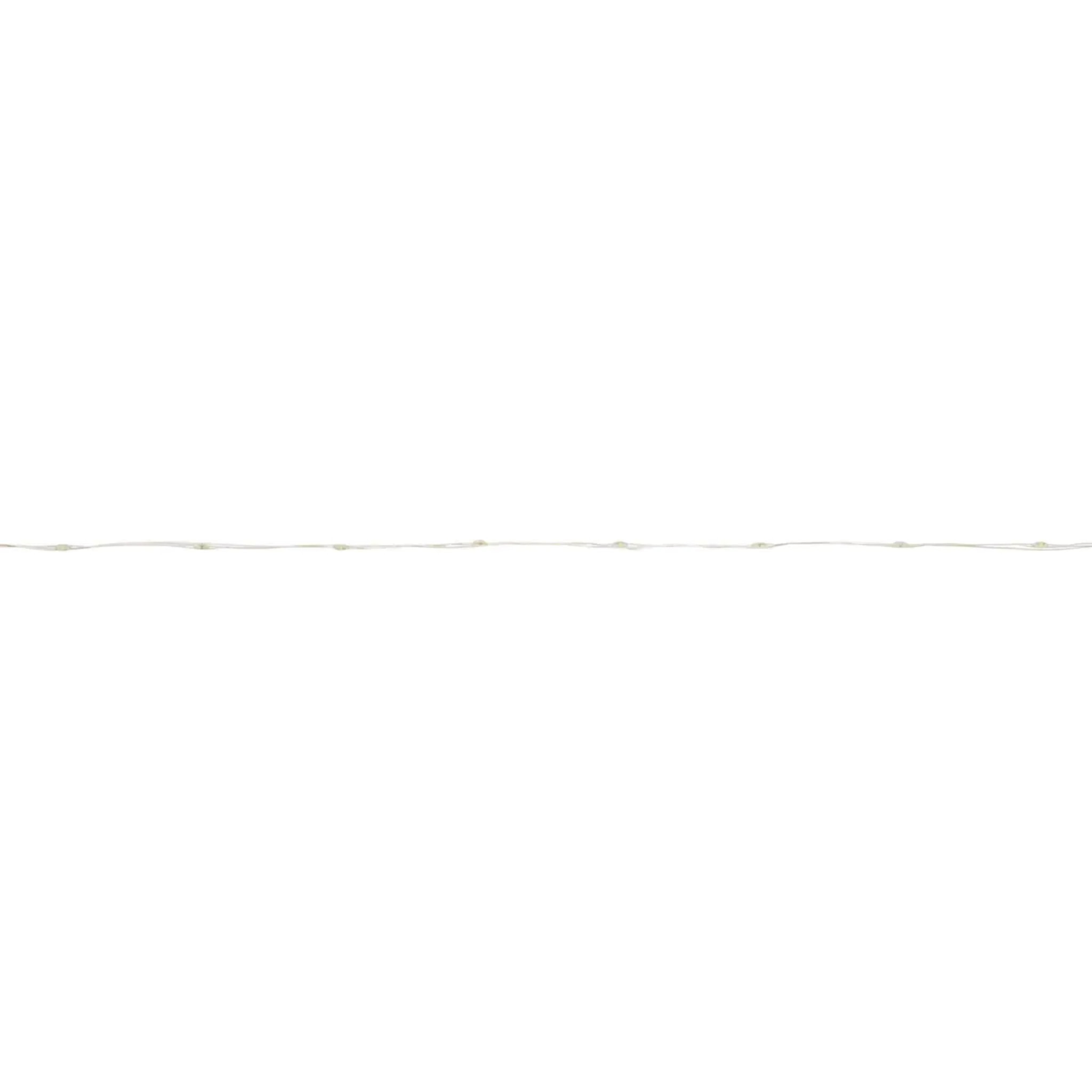 Guirlande lumineuse d'extérieur 15 m 300 LED blanc froid fil cuivre 8 fonctions solaire
