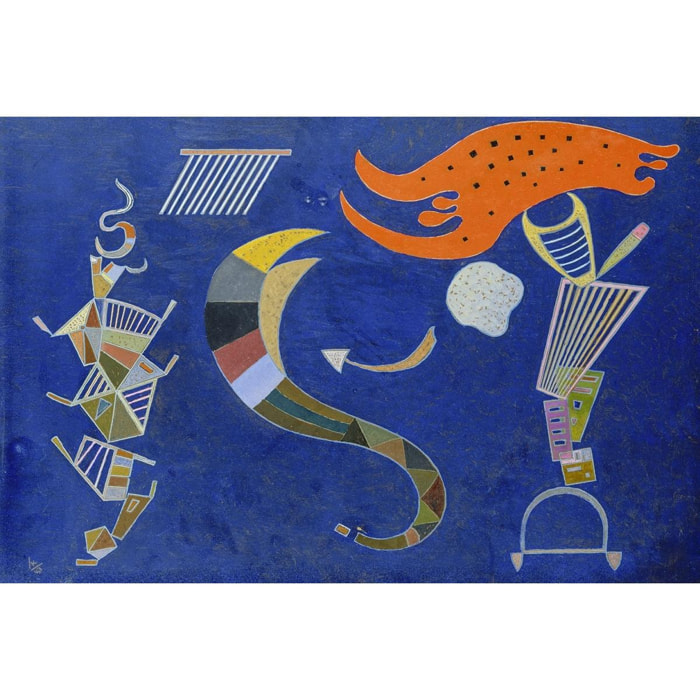 Tableau célèbre La Flèche de Kandinsky Toile imprimée