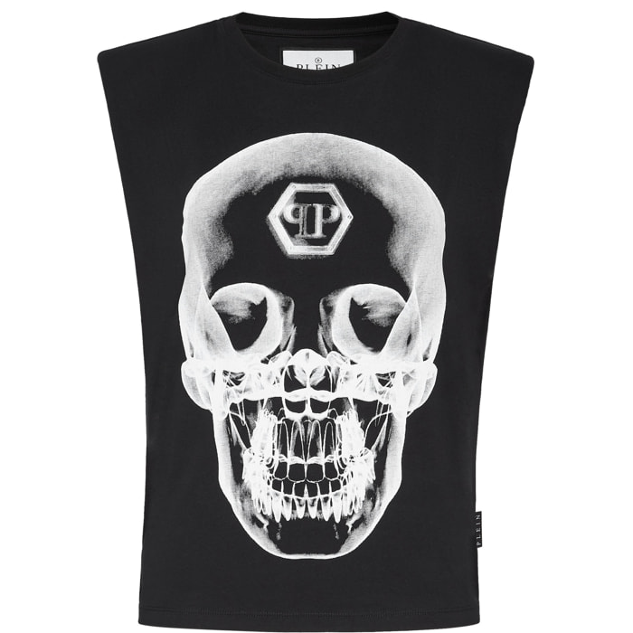 PHILIPP PLEIN Maglietta a girocollo SKULL