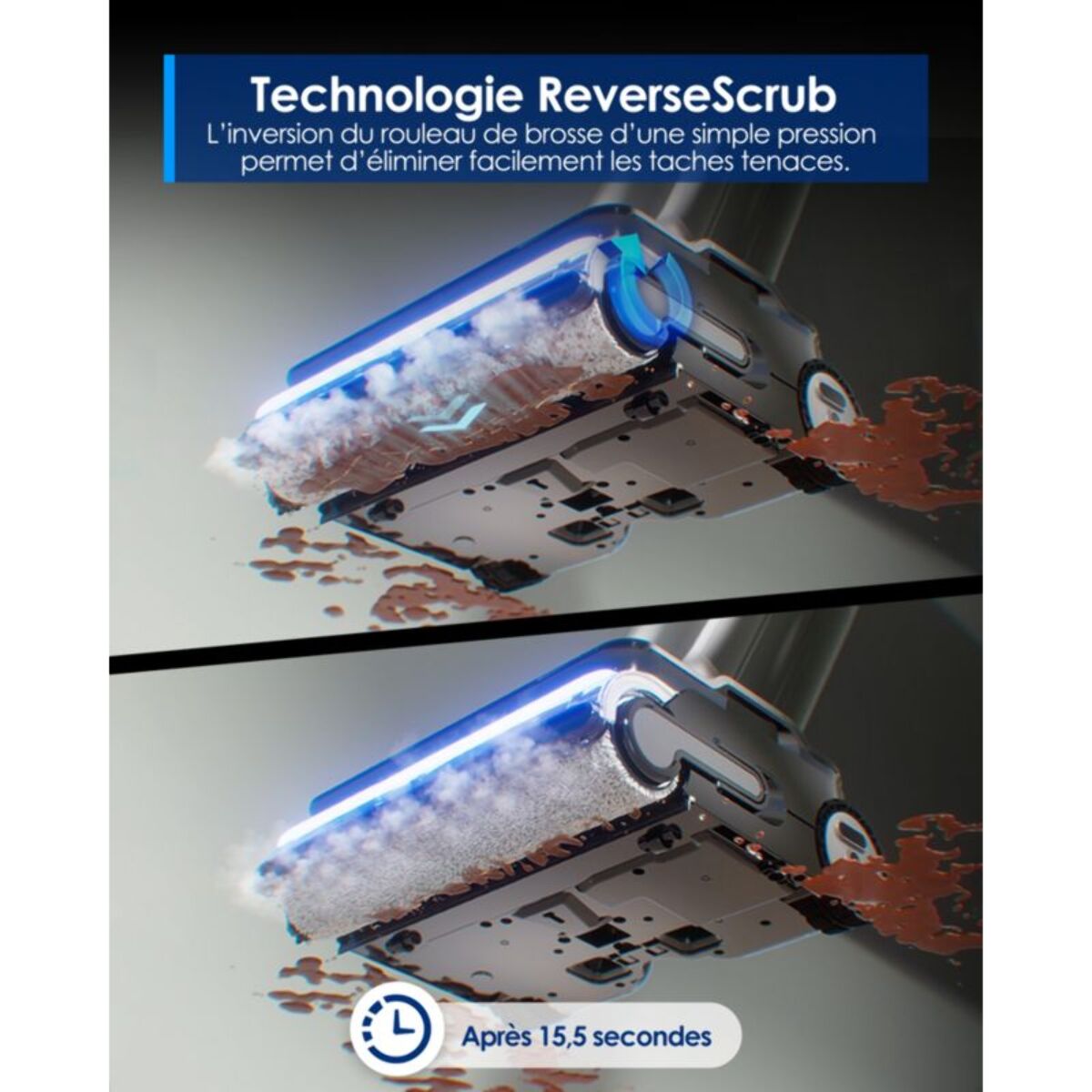 Aspirateur laveur TINECO Floor One S9 Artist Pro avec fonction vapeur