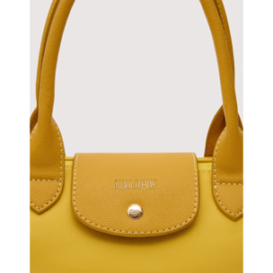 Bolso de Mano Amarillo con Bandolera - Elizana