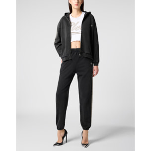PHILIPP PLEIN Cotton Joggers Strass