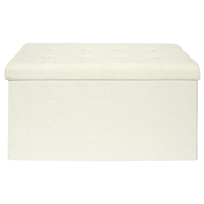 Coffre Banc Pliable Eleonor Beige