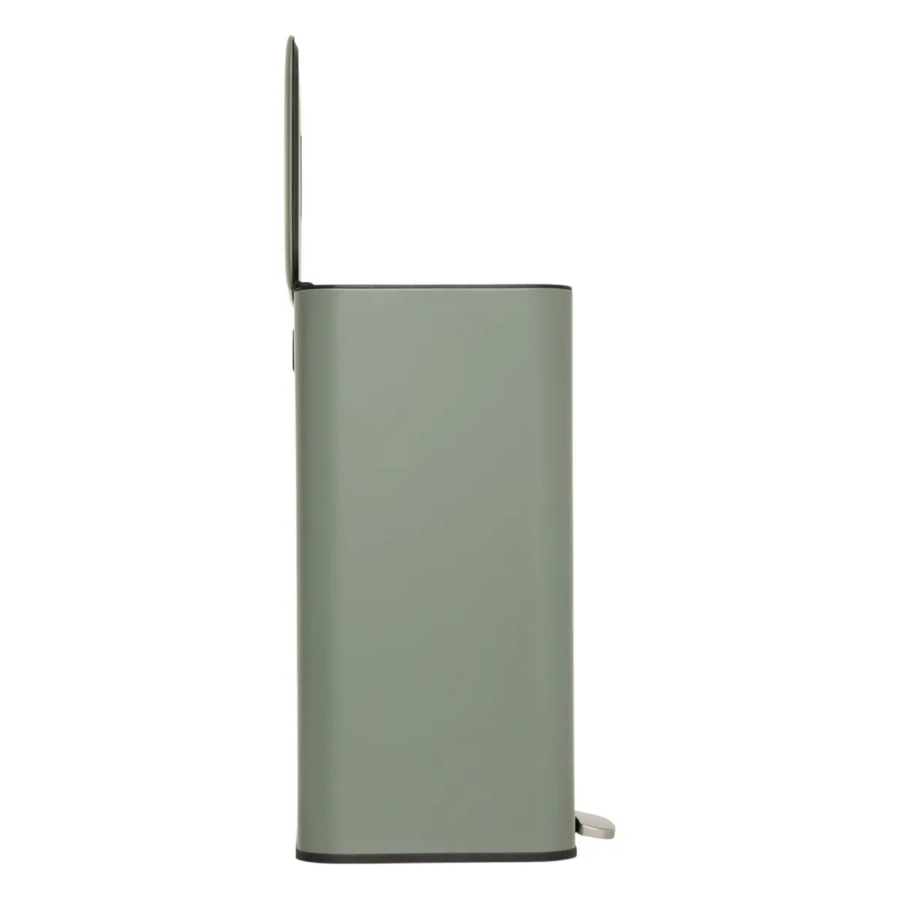 Poubelle rectangulaire à pédale Delta 50L vert