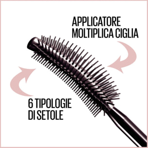 2x Mascara Volumizzante Nero Ciglia Sensazionali