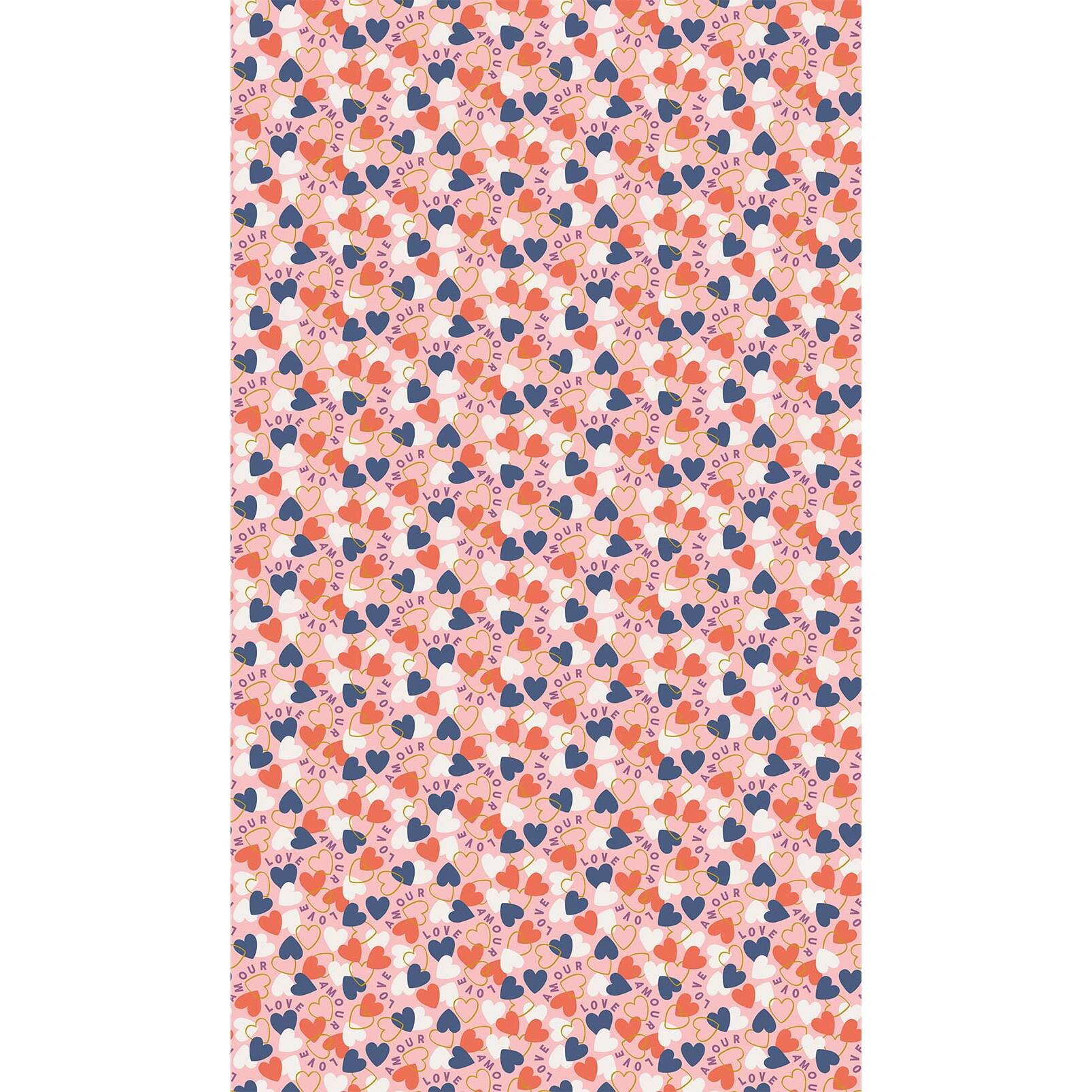Papier peint panoramique Coeur en fête  Intissé