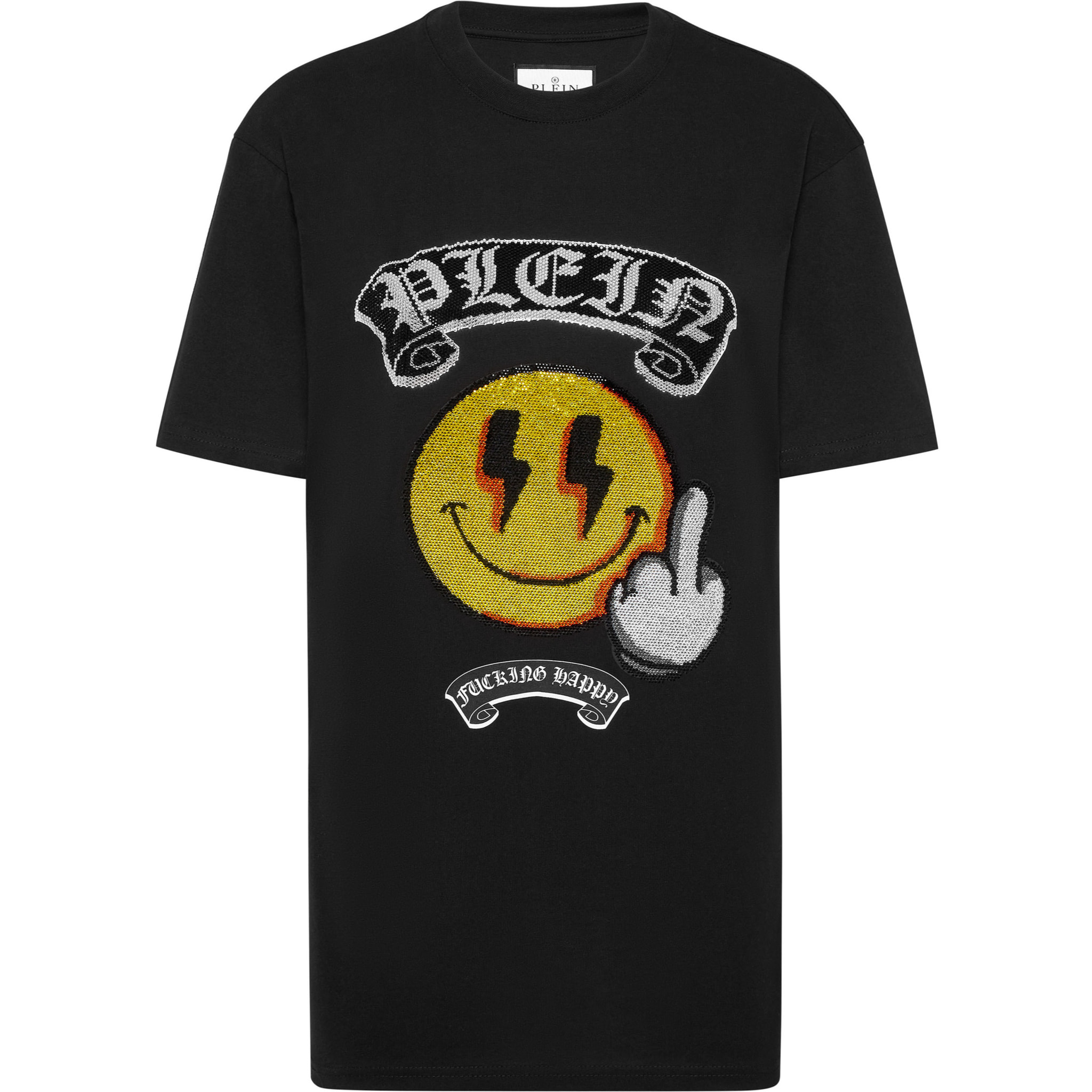 PHILIPP PLEIN T-shirt vestibilità uomo SMILE
