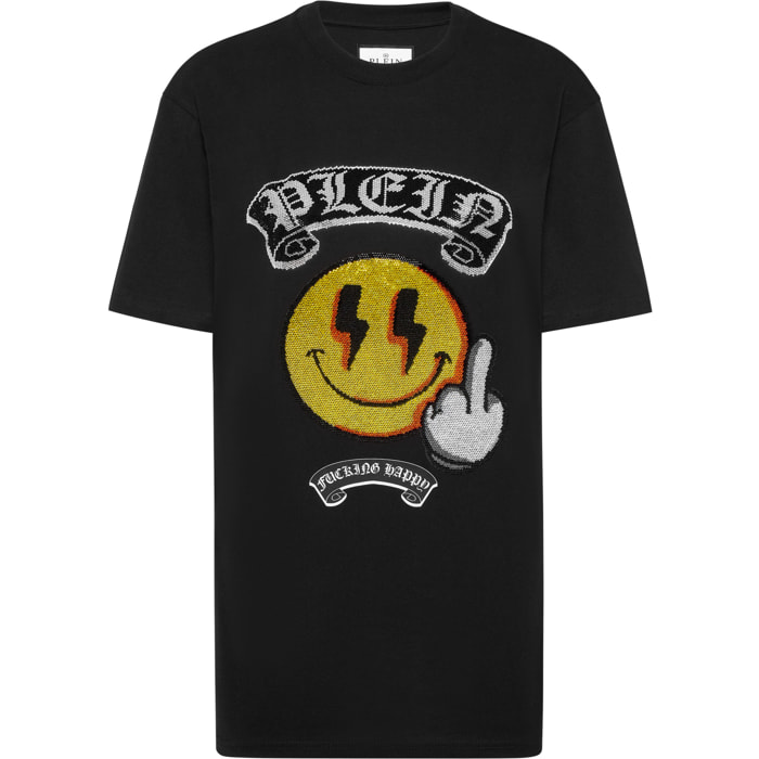 PHILIPP PLEIN T-shirt vestibilità uomo SMILE