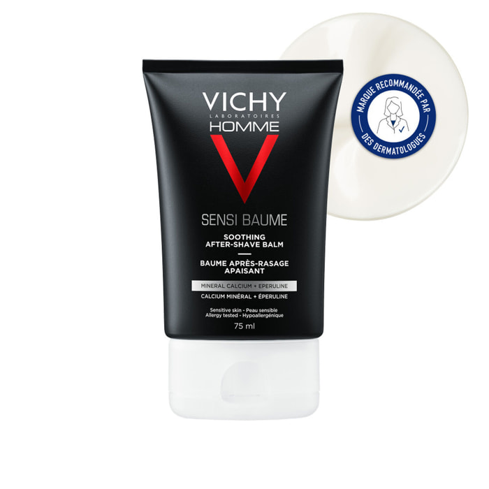 Vichy Homme Sensi-Baume - Crème Après-Rasage Apaisante 75 ml