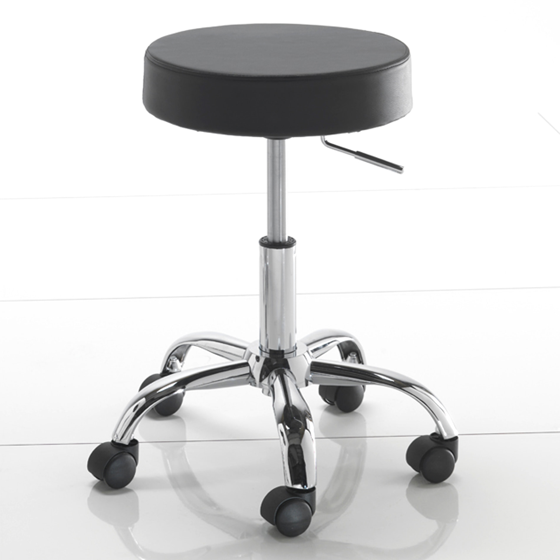 Tomasucci sgabello per scrittoio TIZIO BLACK nero