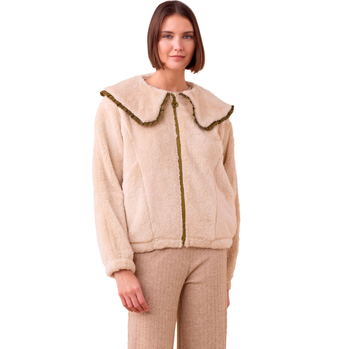 Giacca donna eco pelliccia articolo unito. Noidinotte