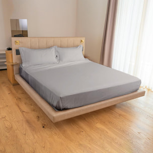 Completo lenzuola in cotone - Grigio