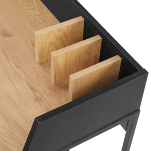 Bureau bois et noir CHARLES