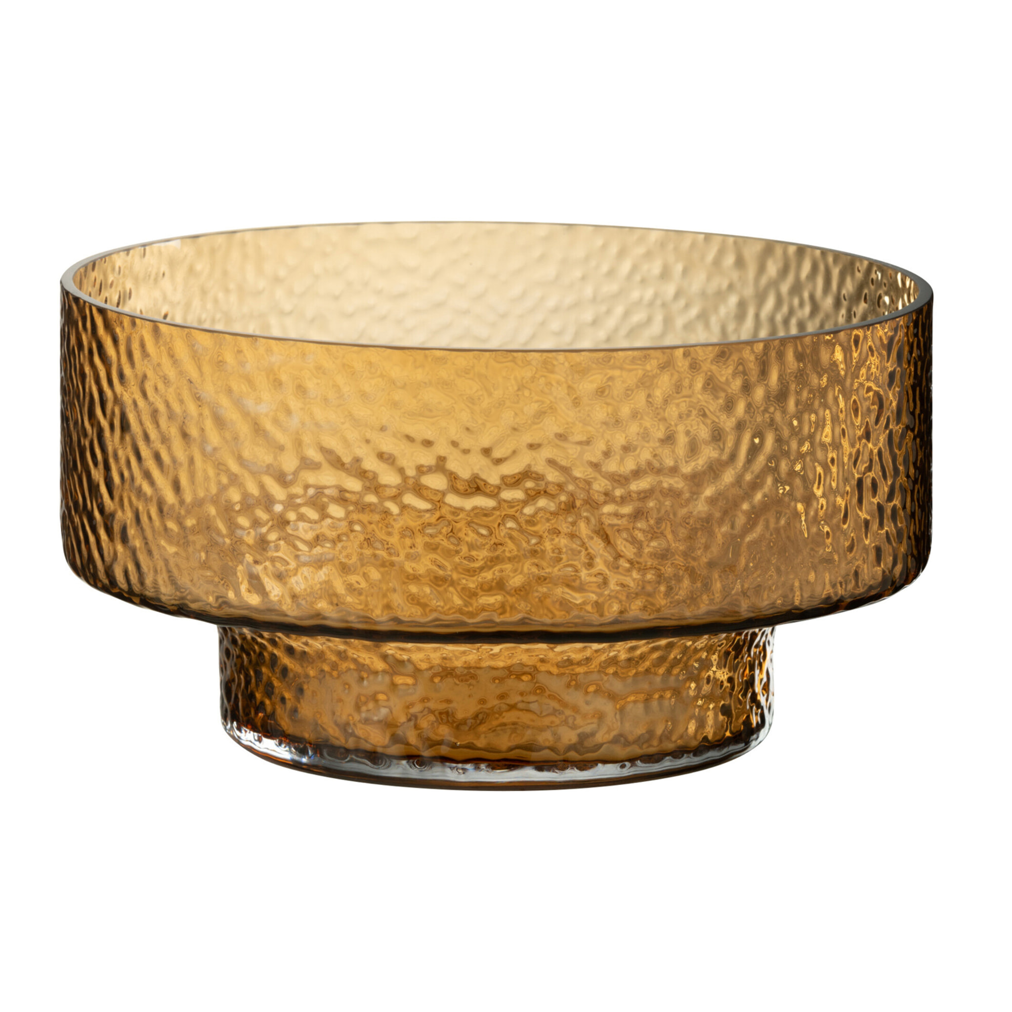 J-Line vase Bas Betty - verre - brun - 45 cm de hauteur