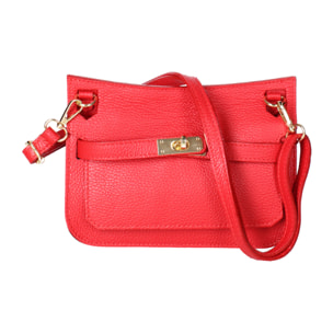 Borsa a tracolla Katie da donna In Vera pelle Made in Italy 23x17x5 cm