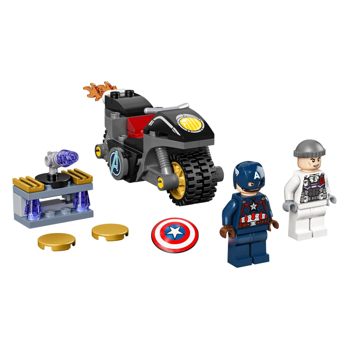 LEGO MARVEL SUPER EROI 76189 - SCONTRO TRA CAPTAIN AMERICA E HYDRA