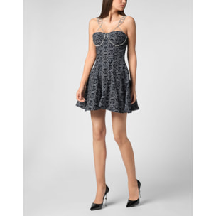 PHILIPP PLEIN Denim Dress MONOGRAM