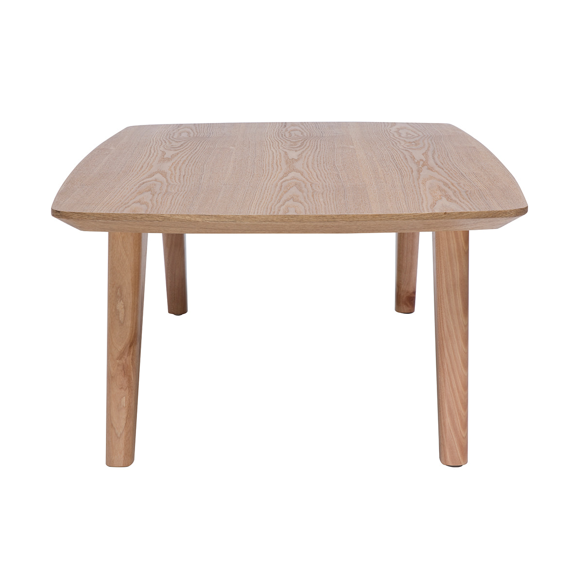 Table basse rectangulaire scandinave bois clair L120cm FIFTIES