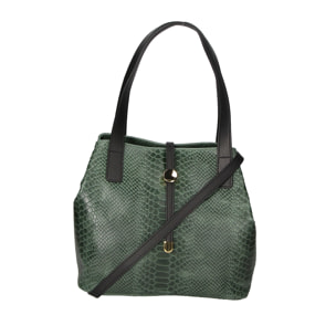 Borsa a mano da Donna Clarissa in Vera Pelle Made in Italy 26x32x15 cm