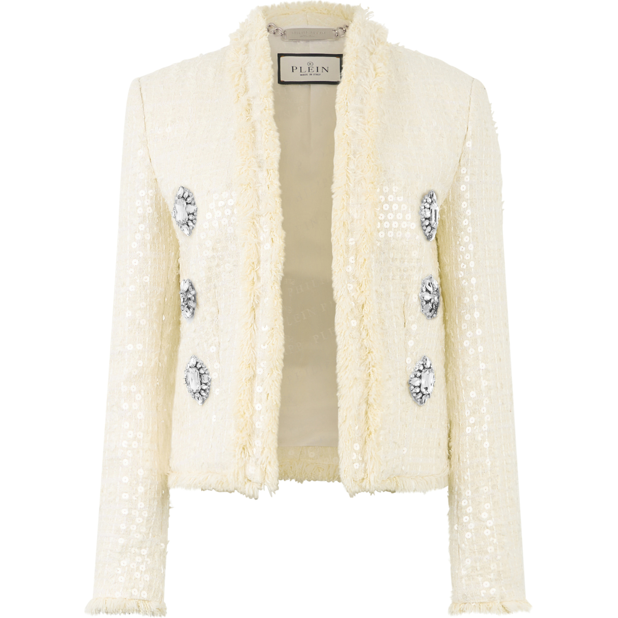 PHILIPP PLEIN Tweed Bolero Paillettes